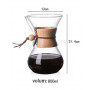 Кемекс для кави (Chemex 800 мл) з металевим фільтром багаторазовим