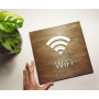 Табличка Вай Фай Wi Fi 25 см дерево