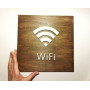 Табличка Вай Фай Wi Fi 25 см дерево