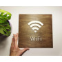 Табличка Вай Фай Wi Fi 25 см дерево