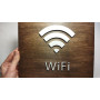 Табличка Вай Фай Wi Fi 25 см дерево
