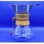 Кемекс для кави (Chemex 800 мл) з металевим фільтром багаторазовим