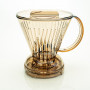 Пуровер Клевер Mr Clever Dripper 530 мл. Прозорий коричневий