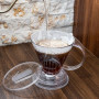 Пуровер Клевер Mr Clever Dripper 530 мл. Прозорий