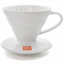 Керамічний Пуровер HARIO V60 01 (200 мл) Білий VDC-01W