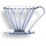 Пуровер Cafec Прозорий Cone-Shaped Ware Flower Dripper Cup4
