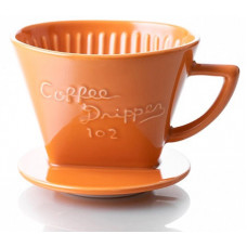 Пуровер Cafec Arita Ware Trapezoid Dripper 102 Orange
