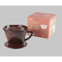 Пуровер Cafec Arita Ware Trapezoid Dripper 102 Brown
