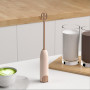 Капучинатор Milk Frother для матчі електричний Вінчик Бежевий