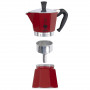 Гейзерна кавоварка Bialetti на 6 чашок, Moka express red ml 270