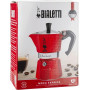 Гейзерна кавоварка Bialetti на 6 чашок, Moka express red ml 270