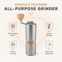 Ручна кавомолка iCafilas Manual Coffee Grinder Металеві жорна