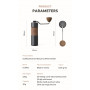 Ручна кавомолка iCafilas Premium Manual Coffee Grinder Металеві жорна