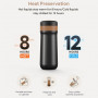 Термочашка френч прес 320 мл. Thermal Travel Mug iCafilas