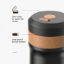 Термочашка френч прес 320 мл. Thermal Travel Mug iCafilas