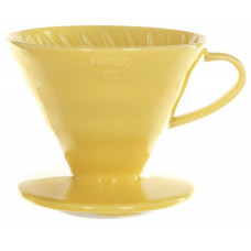 Керамічний пуровер Hario V60 (400 мл.) Yellow 02 Жовтий