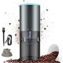 Електрична кавомолка HB689 Electric Grinder портативна Графіт