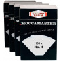 Фільтри Moccamaster #4 White Paper Filters для кави №4