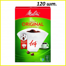 Фільтри паперові Melitta Original 1X4 120 шт. (білі)