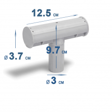Т-подібна заглушка для стійки Intex 11874 для прямокутних басейнів Small Frame 300х200х75, 260х160х65, 220х150х60 см