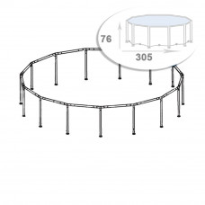Каркас  Metal  Intex 88200. Розмір 305 x 76 см