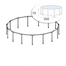 Каркас Metal Intex 88210. Розмір 366 x 76 см