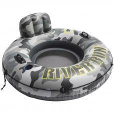 Надувне коло River Run, серія Sports, Intex 56835, 135 см, сірий