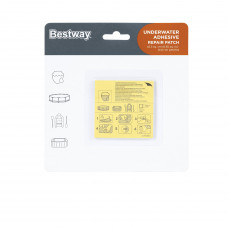 Самоклеювання Bestway 62091, 10 шт (6,5 х 6,5 см) для швидкого ремонту. Придатні до використання під водою.