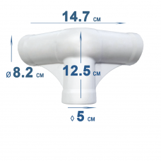 T-подібний полімерний з'єднувач (шарнір) Intex 12803