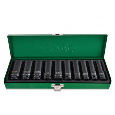Набір головок дюймових ударних довгих TOPTUL 1/2" 7/16-1" 10 од. GEAD1002