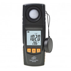 Вимірювач освітленості-люксметр + термометр, USB 200000 Lux BENETECH GM1020