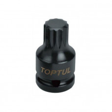 Голівка ударна TOPTUL SPLINE М18 L44мм 1/2" KADB1618S