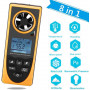 Багатофункціональний анемометр-метеостанція 0,7-30м/с, -20-60°C BENETECH GM8910